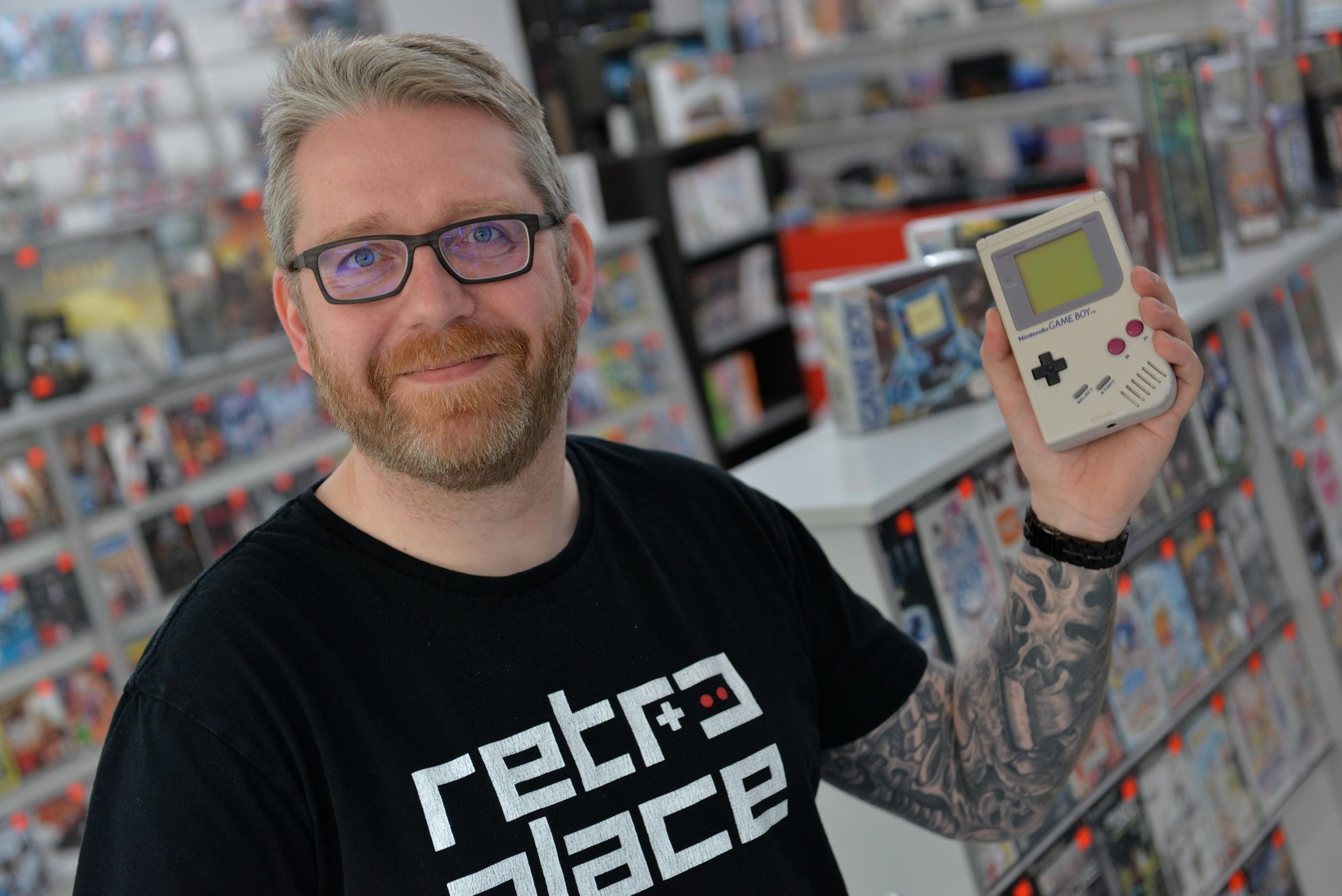 Christian Corre liebt Retrogames und seinen Game Boy.